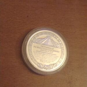 Mint Cased Golden Mayan Coin 🪙